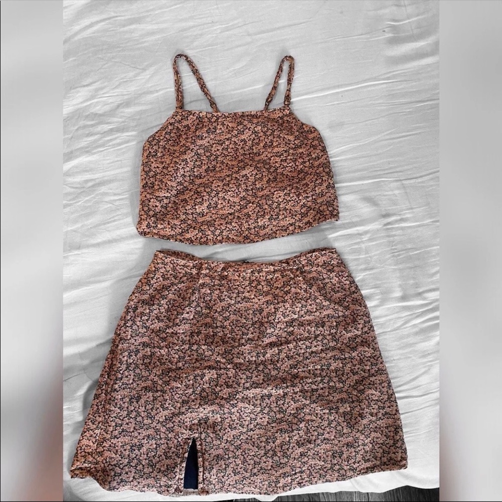American Eagle Floral two piece set